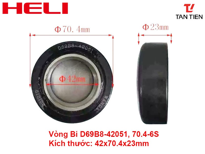 Vòng Bi D69B8-42051 (70.4-6S)